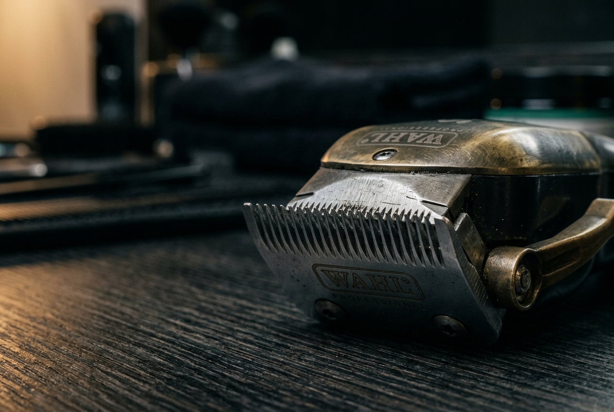 Professional barber clippers — the tools of the trade at Barran Barber Shop